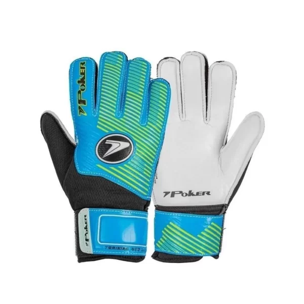 Luva De Goleiro Infantil Poker NEO JR- Azul Claro - Image 2