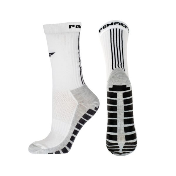 Meia Antiderrapante Penalty Grip - Branco