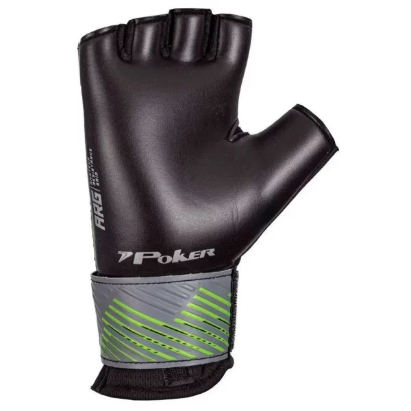 Luva De Goleiro Futsal Poker Training Neo Adulto CINZA/VERDE - Image 3
