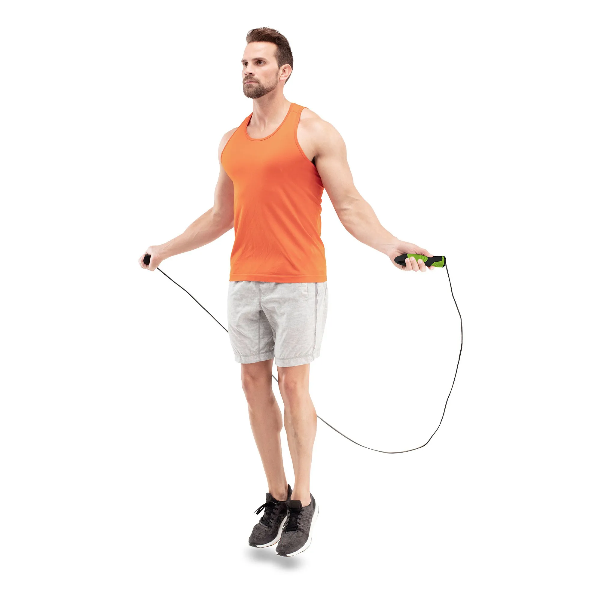 Pula Corda Poker Star Plus 2,70 Metros - Preto e Verde