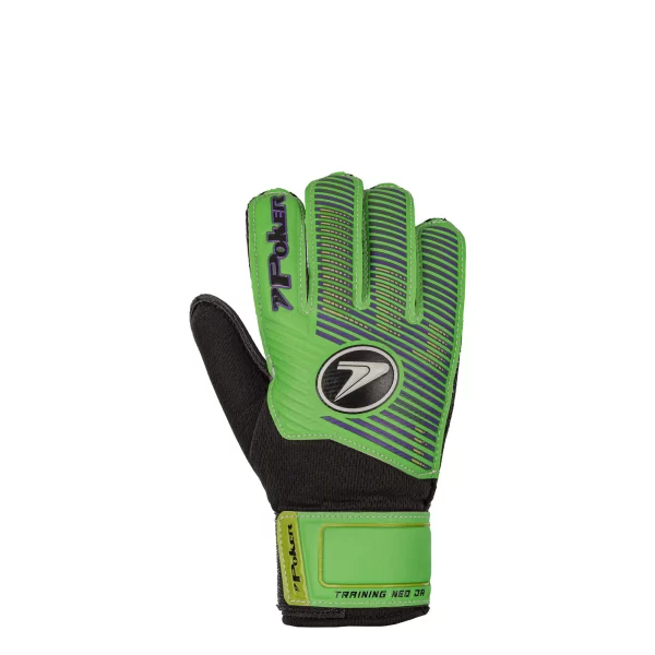 Luva De Goleiro Poker Infantil Campo Training Neo JR - Verde