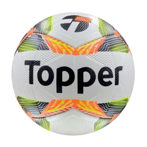 Bola Topper Slick 24 Futsal - Branco+Amarelo