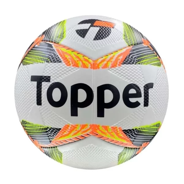 Bola Topper Slick 24 Futsal - Branco+Amarelo
